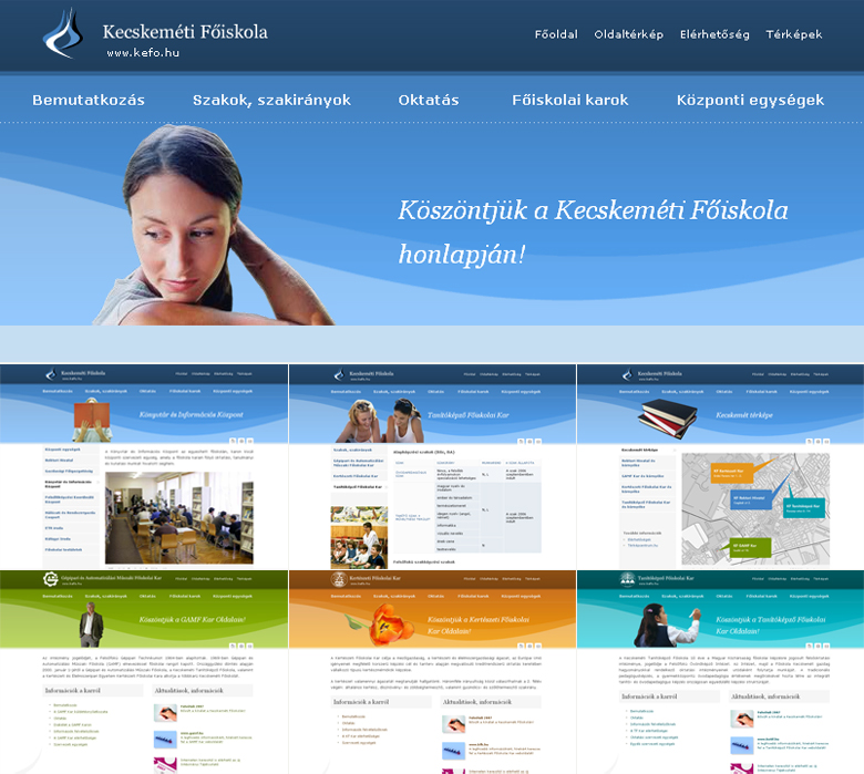 Kecskeméti Főiskola Web Design